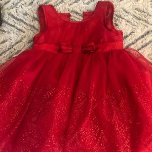 Toddler Red ball gown